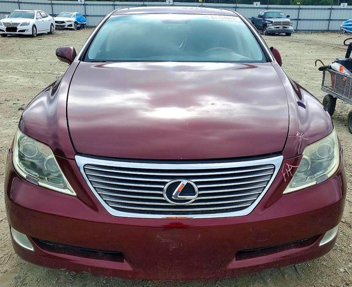 2007 Lexus Ls 460 Burgundy vin: JTHBL46F375006261