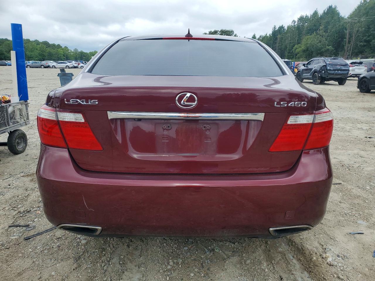 2007 Lexus Ls 460 Burgundy vin: JTHBL46F375006261