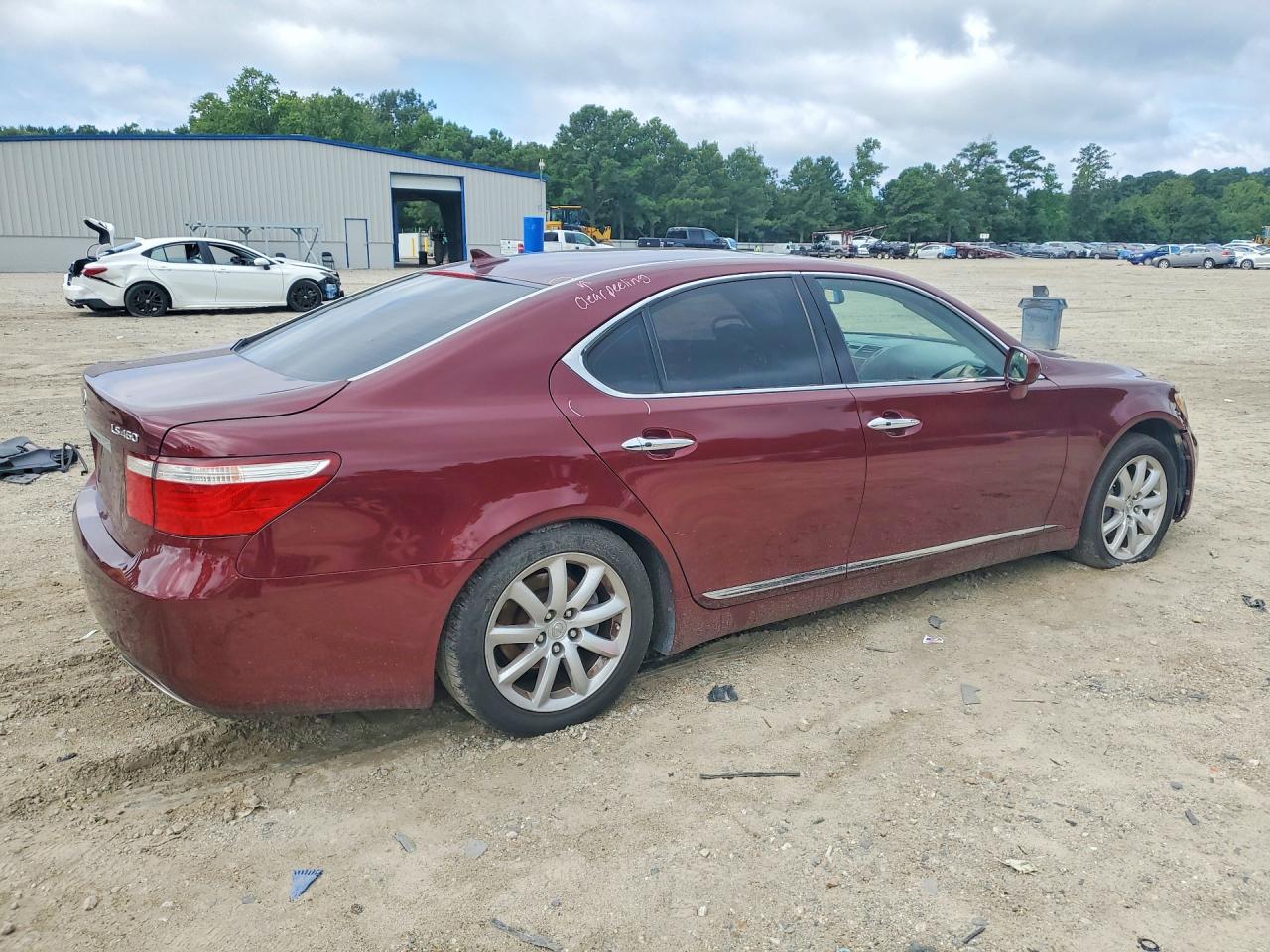 2007 Lexus Ls 460 Burgundy vin: JTHBL46F375006261