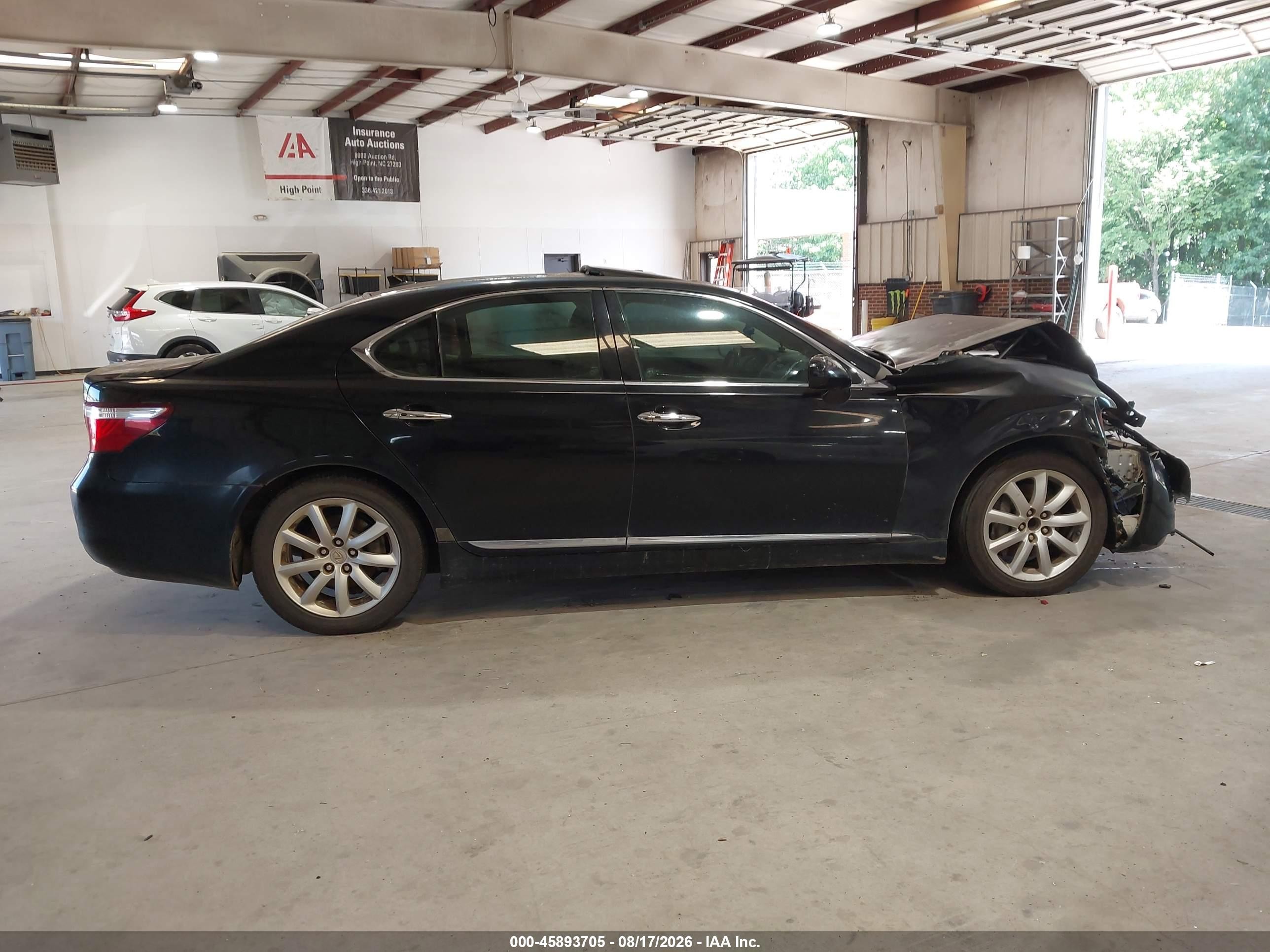 2007 Lexus Ls 460   Black vin: JTHBL46F375010262