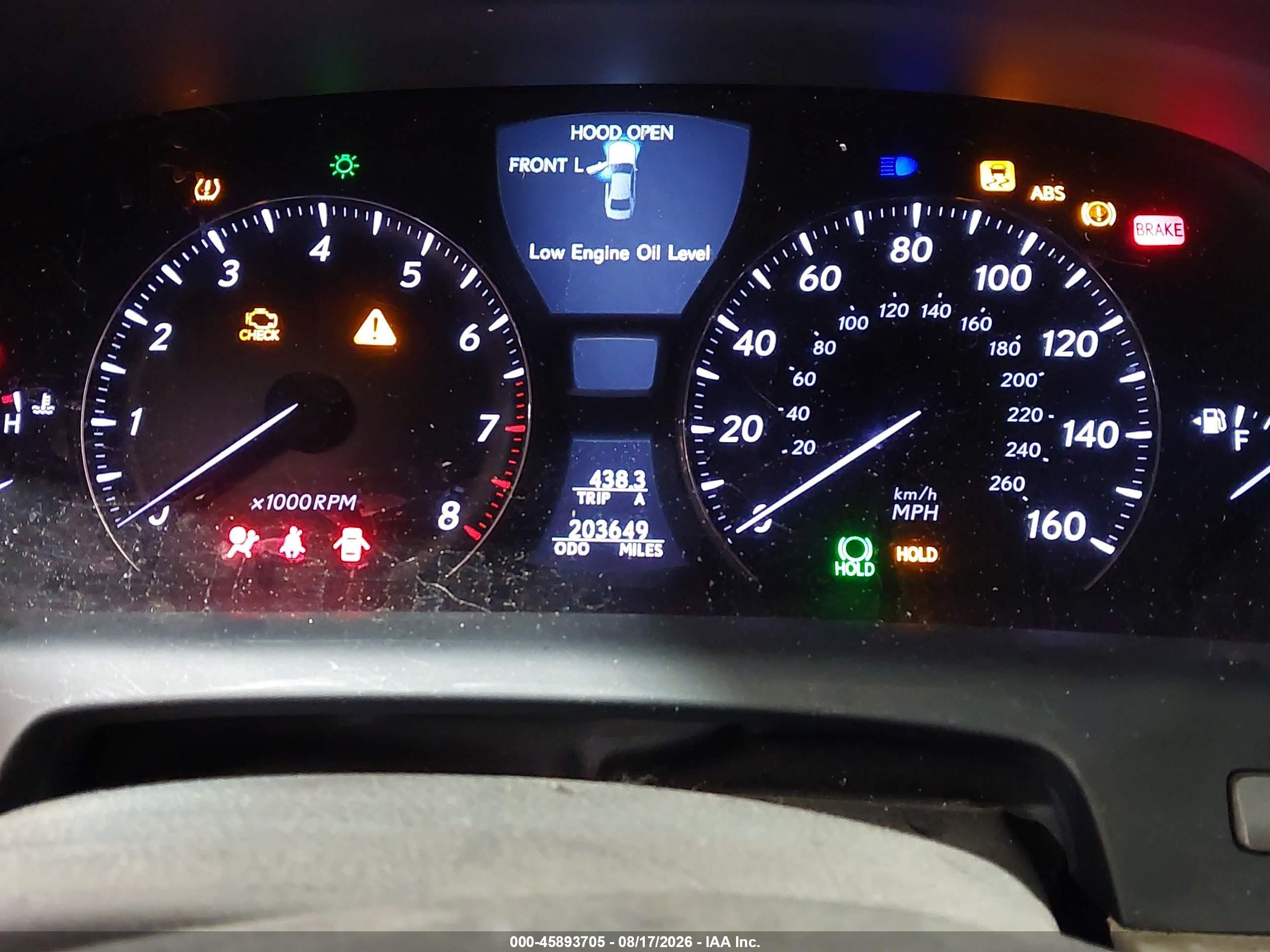 2007 Lexus Ls 460   Black vin: JTHBL46F375010262