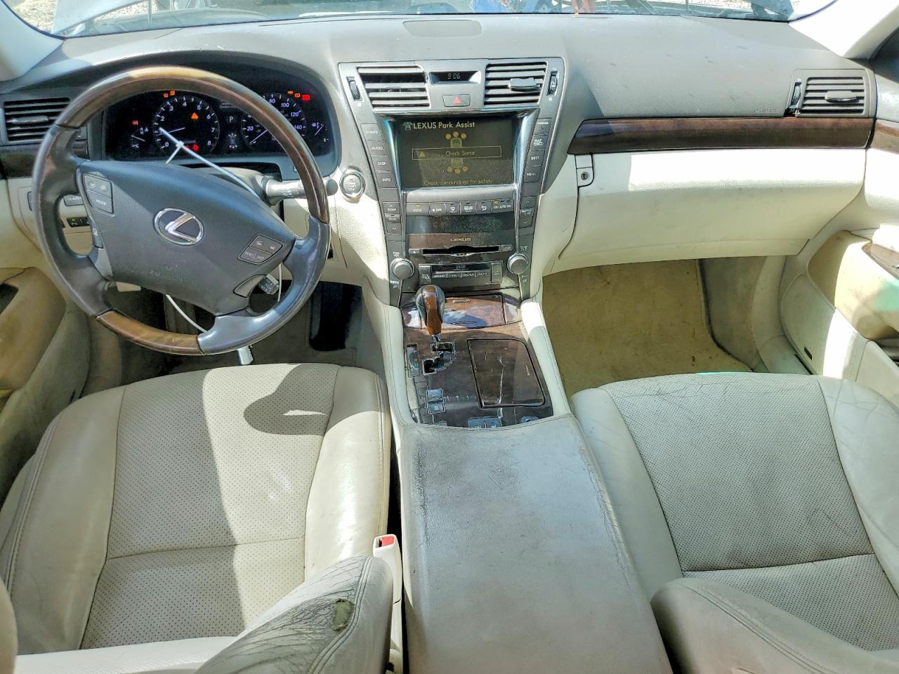 2007 Lexus Ls 460 Charcoal vin: JTHBL46F375025196