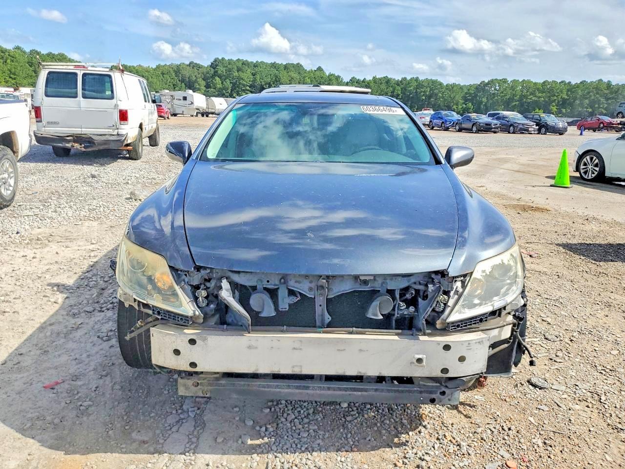 2007 Lexus Ls 460 Charcoal vin: JTHBL46F375025196