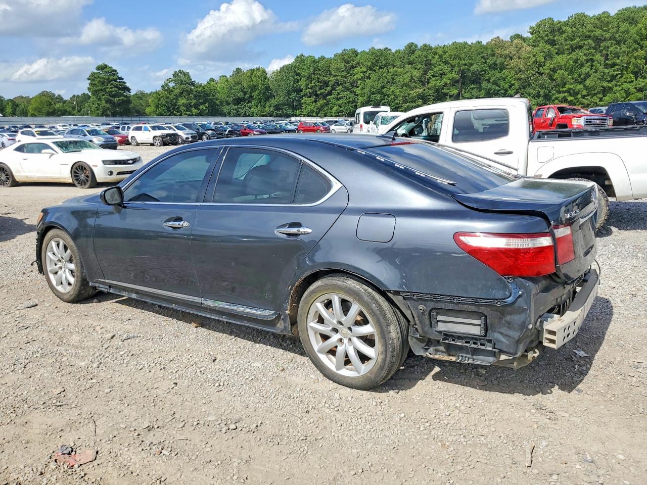 2007 Lexus Ls 460 Charcoal vin: JTHBL46F375025196