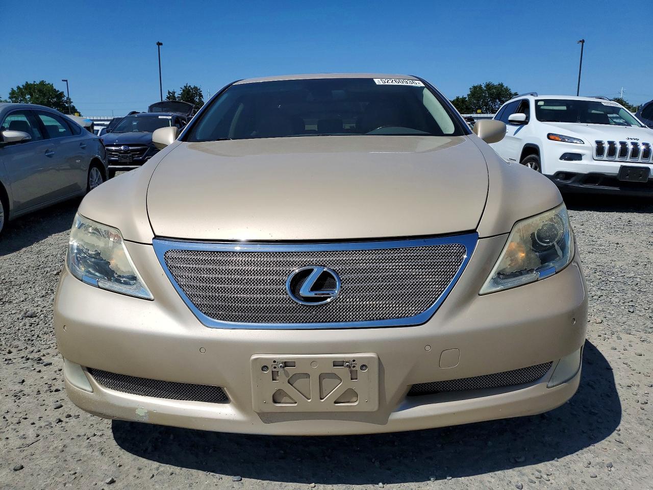 2007 Lexus Ls 460 Tan vin: JTHBL46F375036408