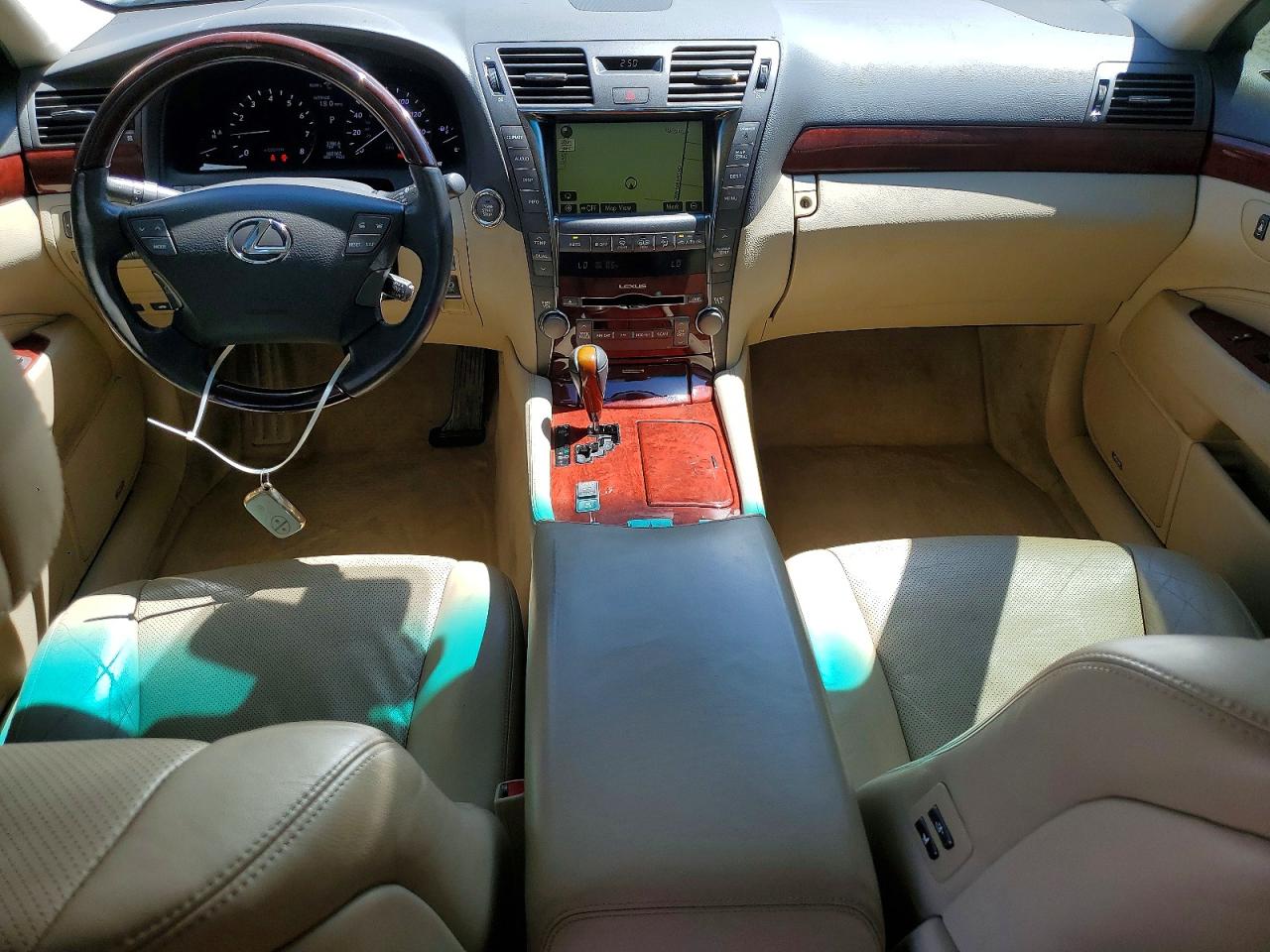 2007 Lexus Ls 460 Tan vin: JTHBL46F375036408