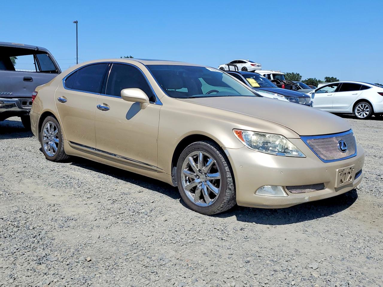2007 Lexus Ls 460 Tan vin: JTHBL46F375036408