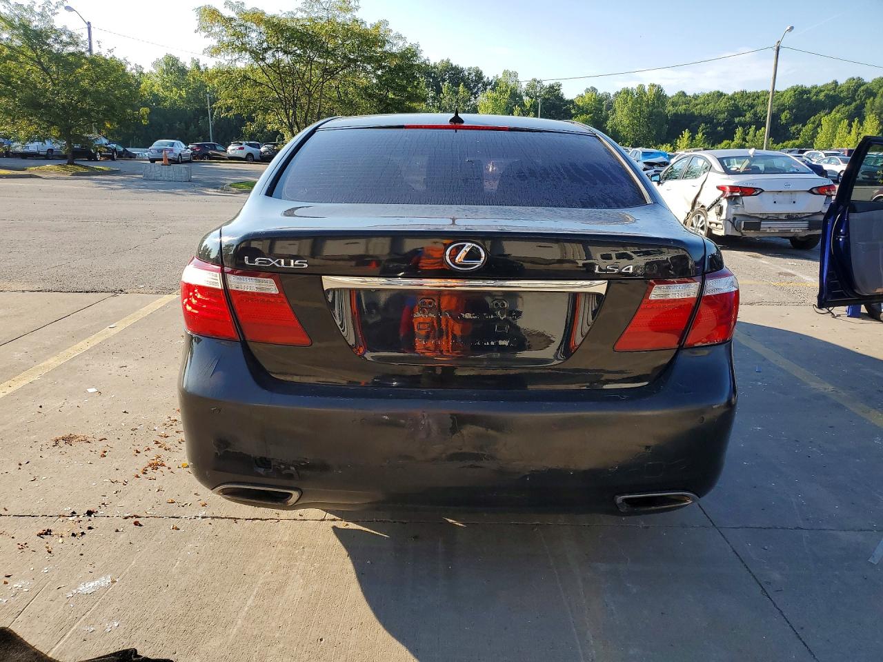 2007 Lexus Ls 460 Black vin: JTHBL46F375041348