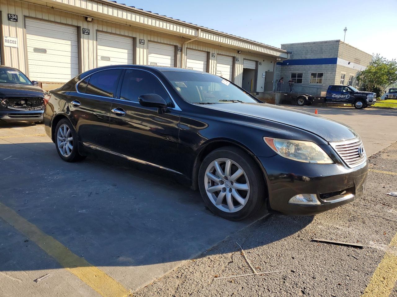 2007 Lexus Ls 460 Black vin: JTHBL46F375041348