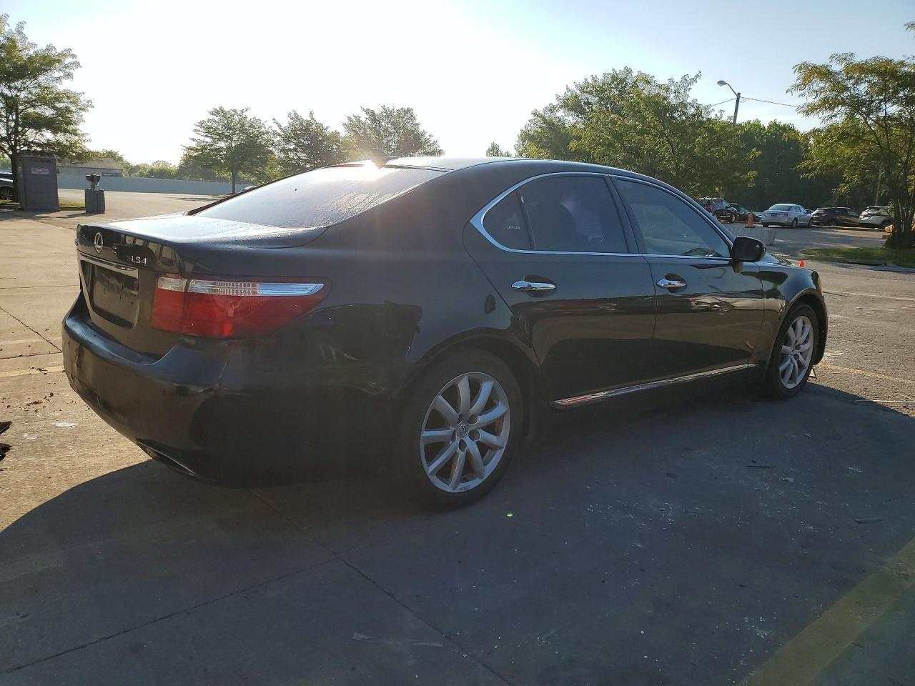 2007 Lexus Ls 460 Black vin: JTHBL46F375041348