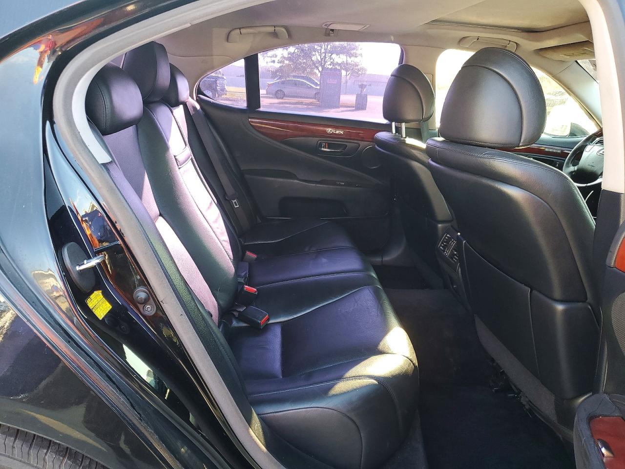 2007 Lexus Ls 460 Black vin: JTHBL46F375041348