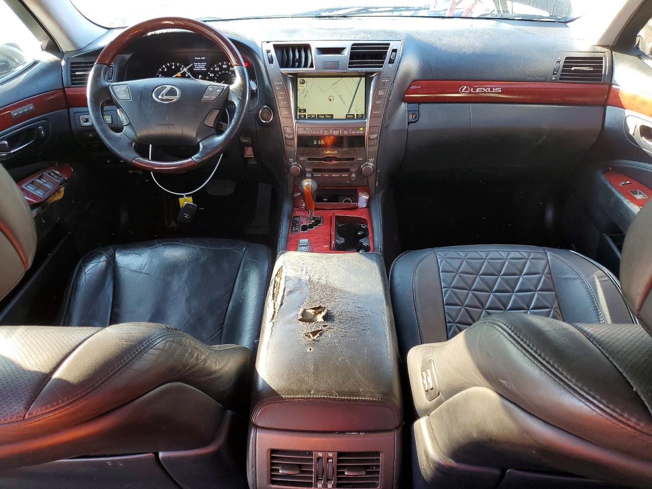 2007 Lexus Ls 460 Black vin: JTHBL46F375041348