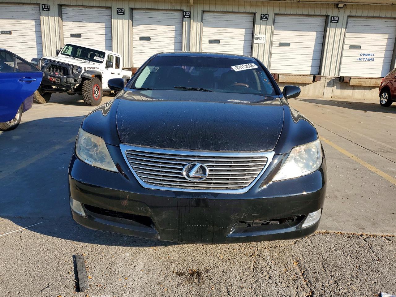 2007 Lexus Ls 460 Black vin: JTHBL46F375041348