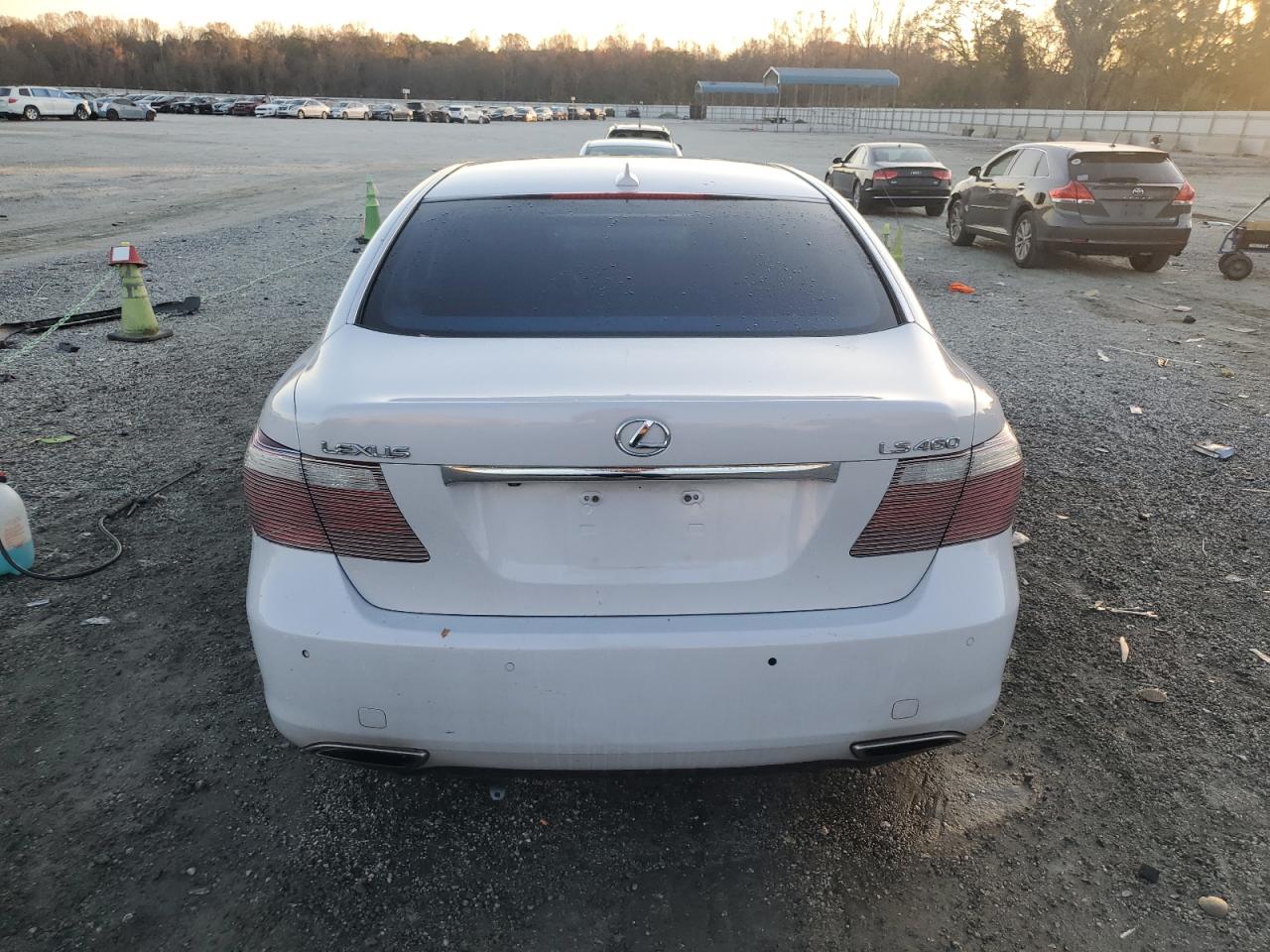 2008 Lexus Ls 460 White vin: JTHBL46F385063125