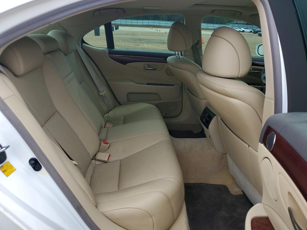 2008 Lexus Ls 460 White vin: JTHBL46F385065991