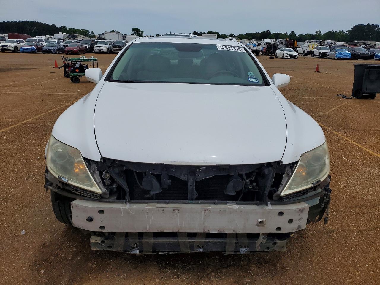 2008 Lexus Ls 460 White vin: JTHBL46F385065991