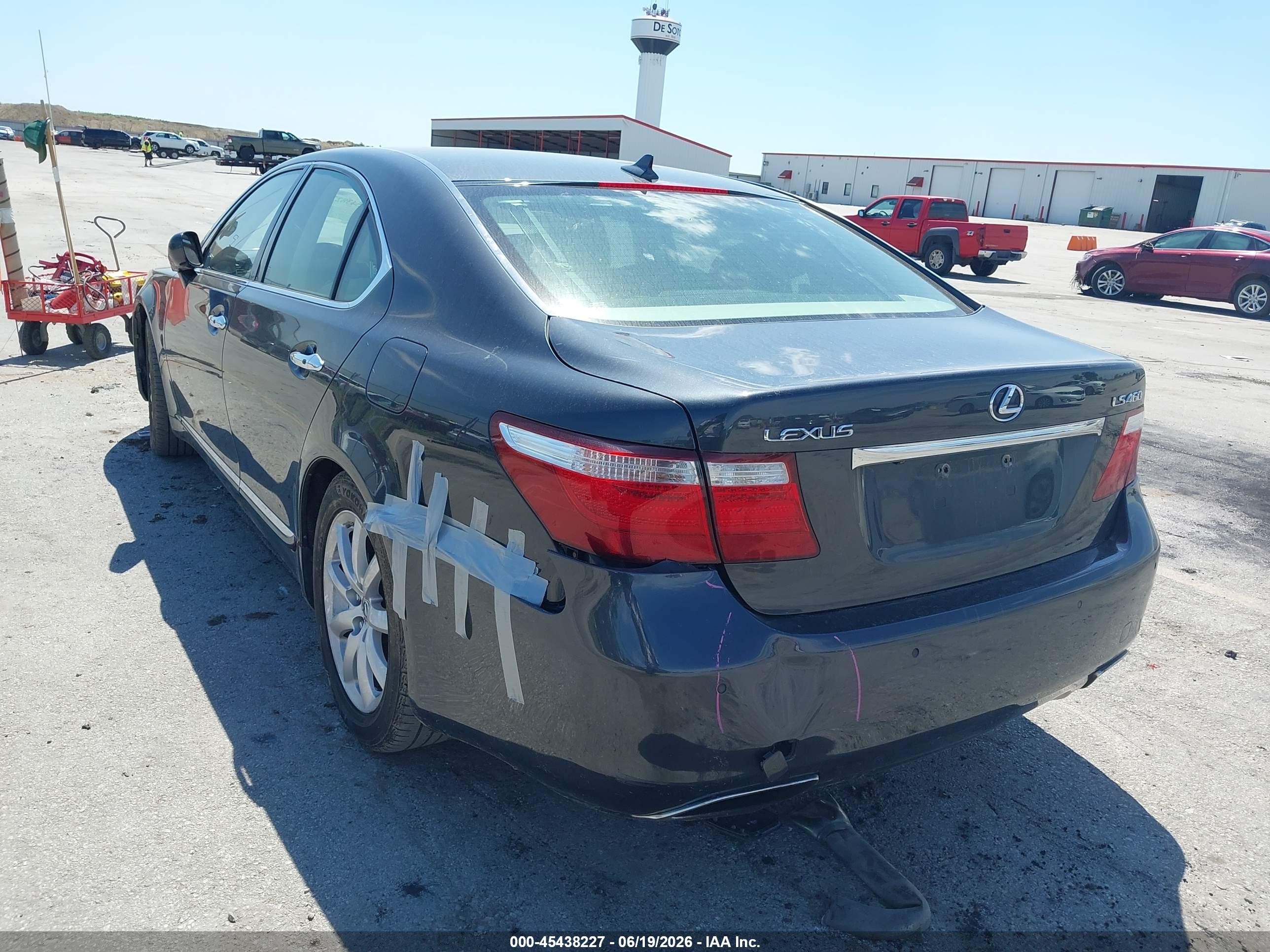 2008 Lexus Ls 460   Gray vin: JTHBL46F385072908