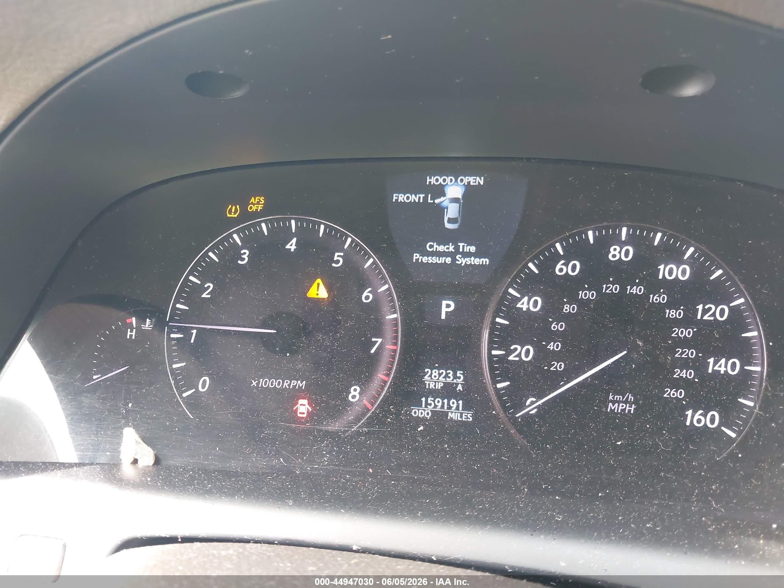 2008 Lexus Ls 460   Blue vin: JTHBL46F385075436