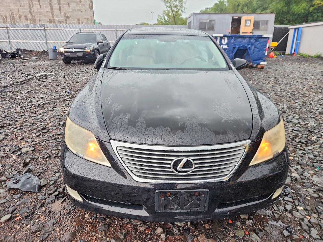 2008 Lexus Ls 460 Black vin: JTHBL46F385084007
