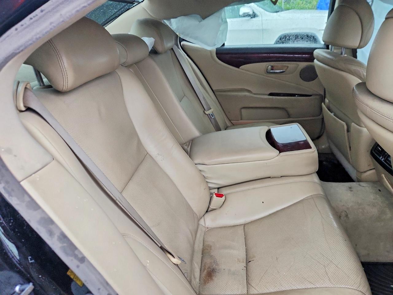2008 Lexus Ls 460 Black vin: JTHBL46F385084007