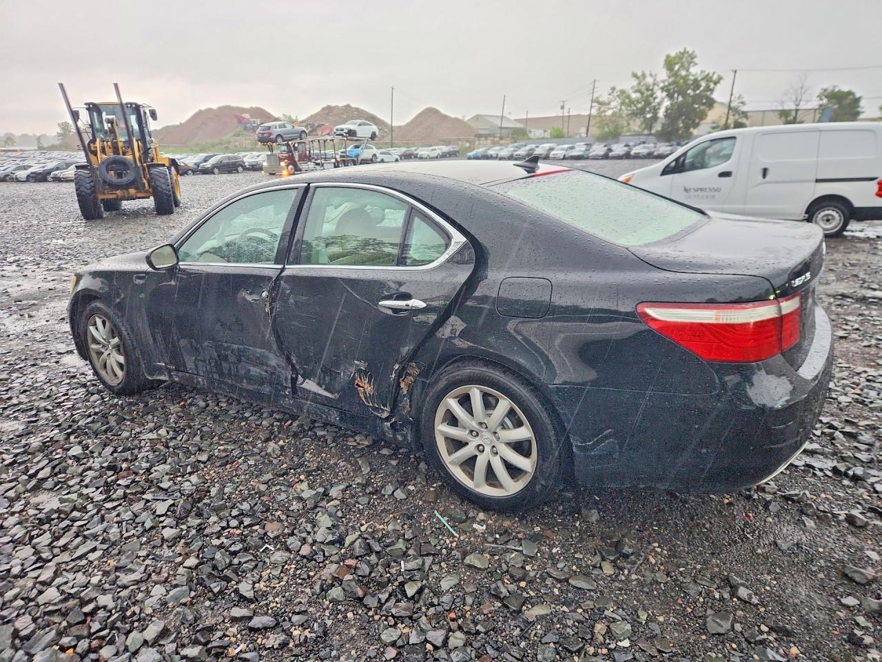 2008 Lexus Ls 460 Black vin: JTHBL46F385084007