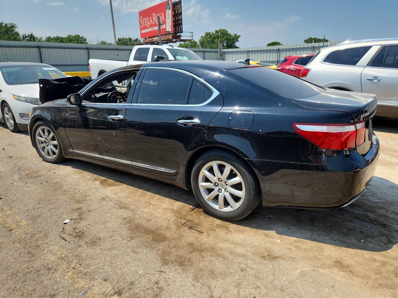 2009 Lexus Ls 460 Black vin: JTHBL46F395084610