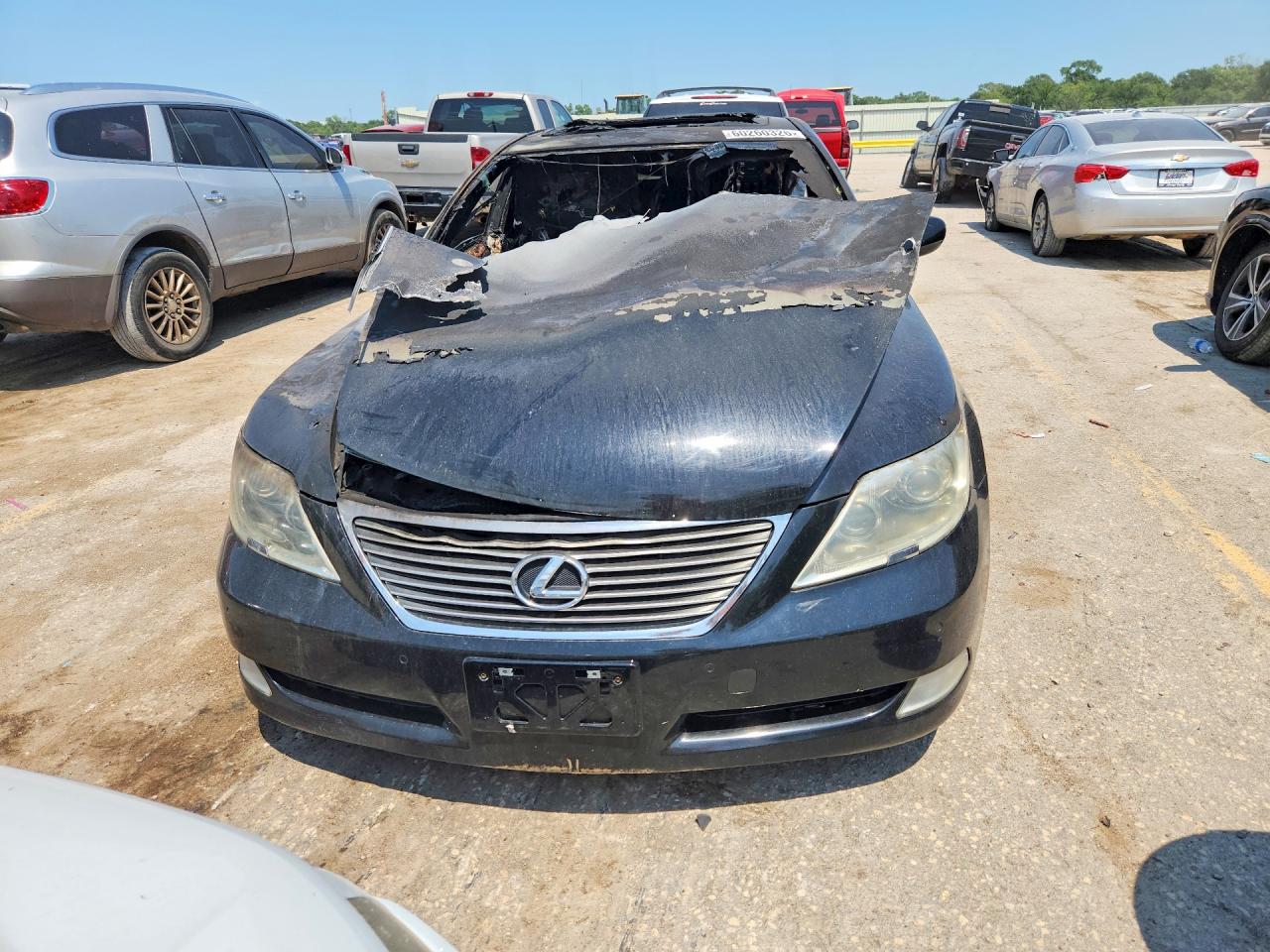 2009 Lexus Ls 460 Black vin: JTHBL46F395084610
