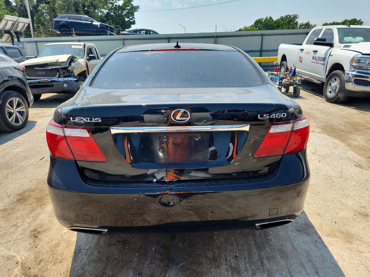 2009 Lexus Ls 460 Black vin: JTHBL46F395084610