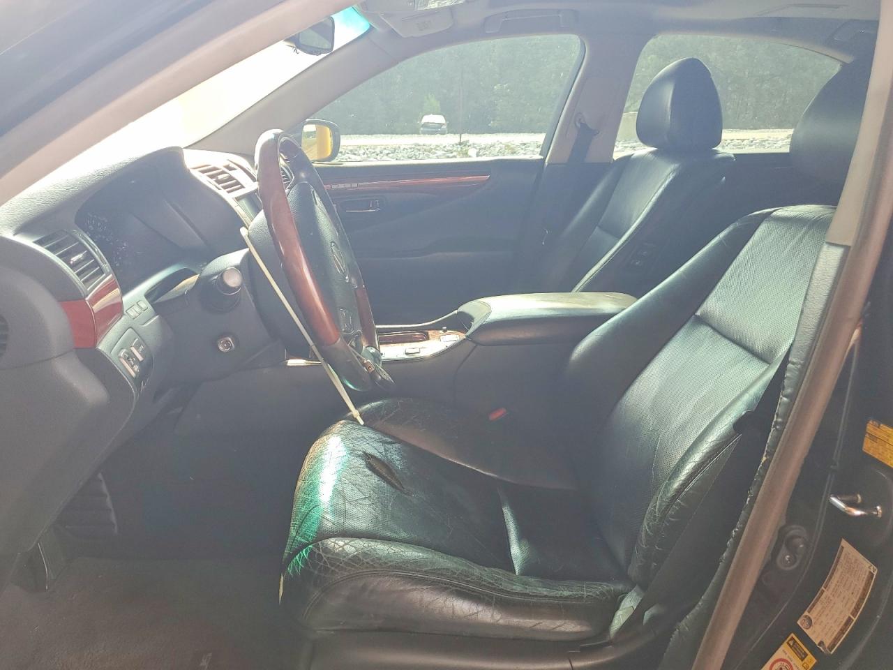 2009 Lexus Ls 460 Black vin: JTHBL46F395090410