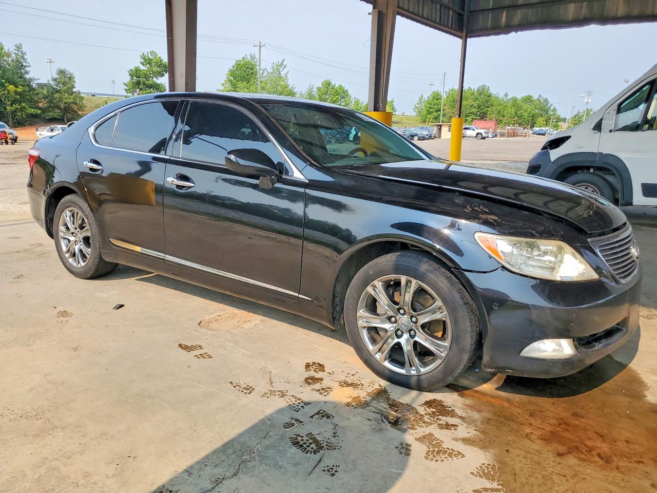 2009 Lexus Ls 460 Black vin: JTHBL46F395090410