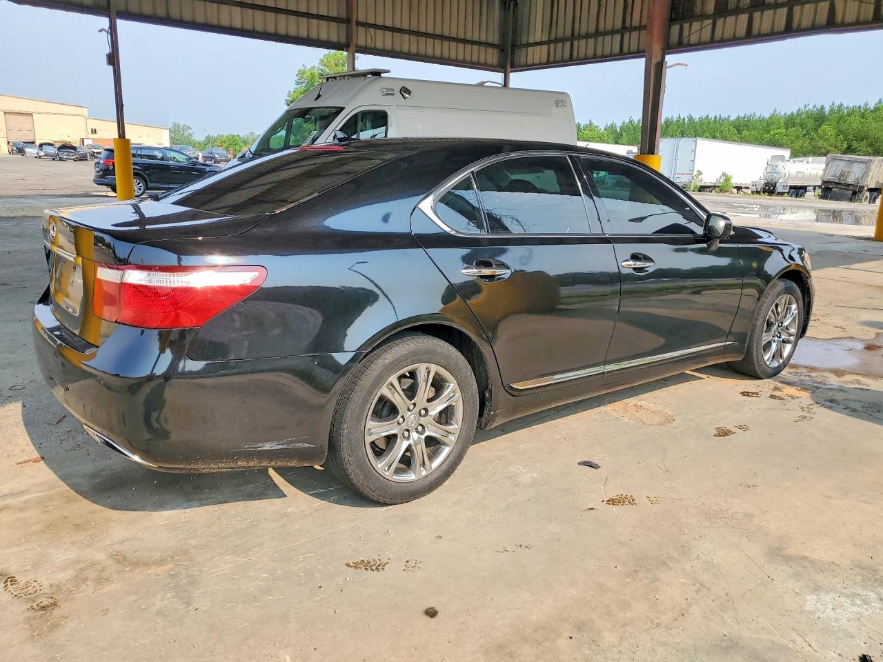 2009 Lexus Ls 460 Black vin: JTHBL46F395090410