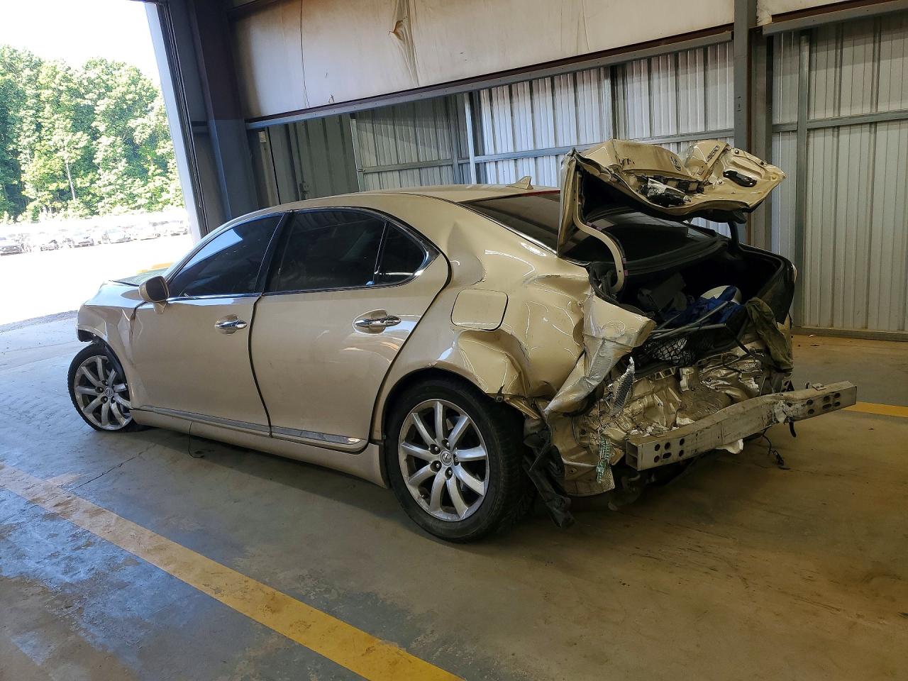 2007 Lexus Ls 460 Beige vin: JTHBL46F475028348