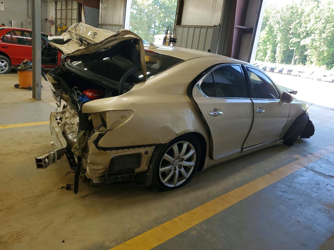 2007 Lexus Ls 460 Beige vin: JTHBL46F475028348