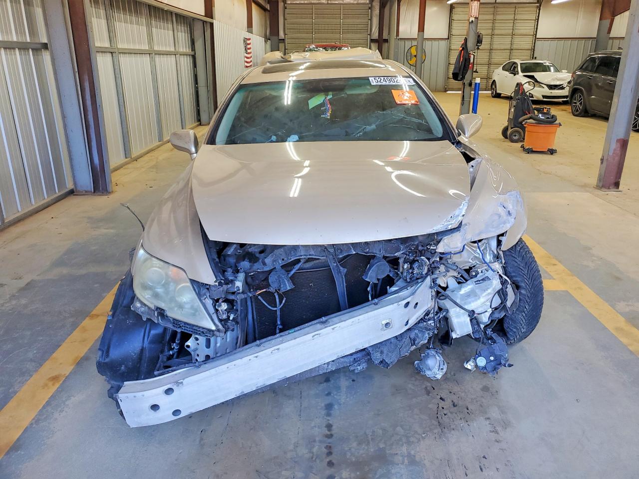 2007 Lexus Ls 460 Beige vin: JTHBL46F475028348