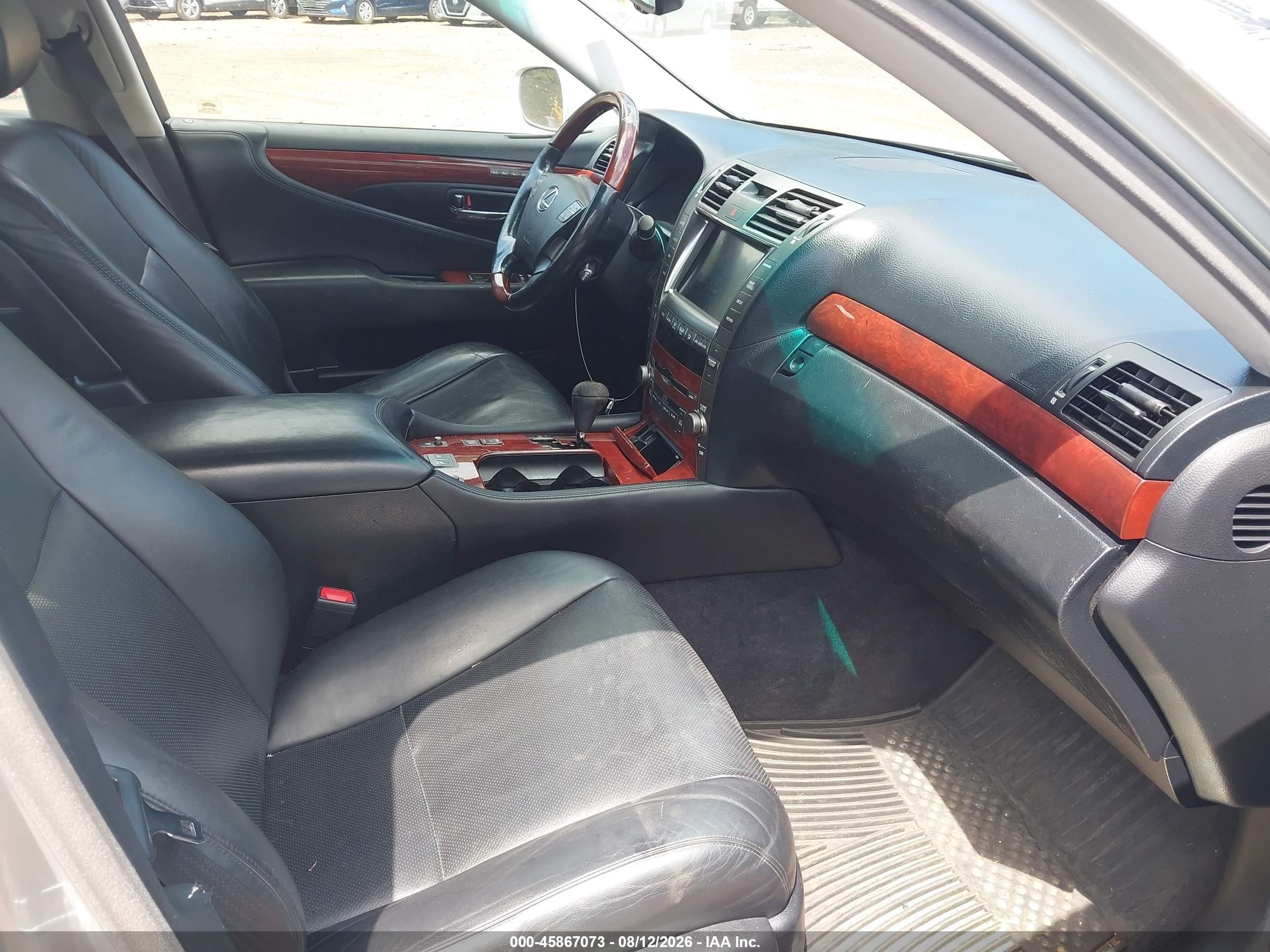 2007 Lexus Ls 460   Серый vin: JTHBL46F475030164
