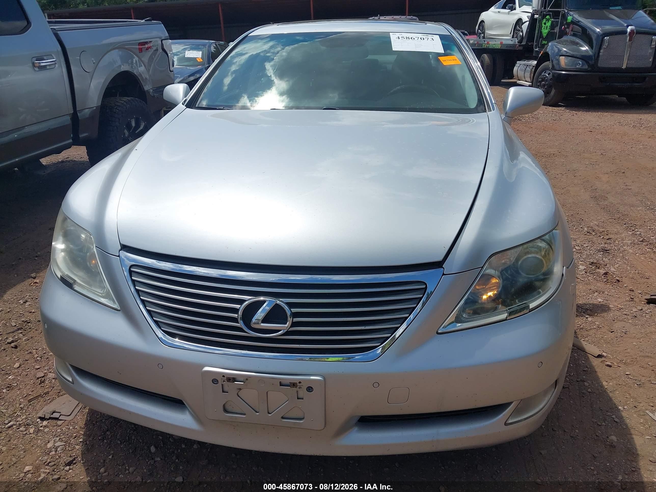 2007 Lexus Ls 460   Серый vin: JTHBL46F475030164