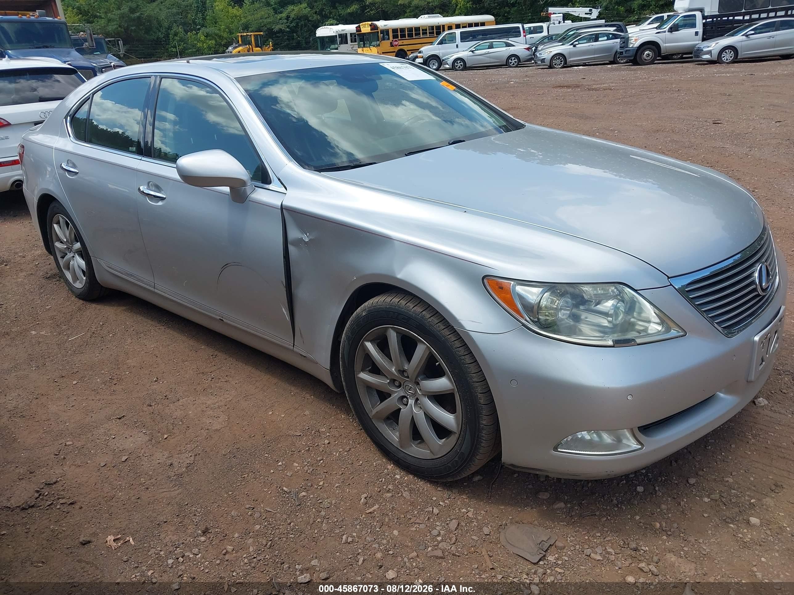 2007 Lexus Ls 460   Gray vin: JTHBL46F475030164