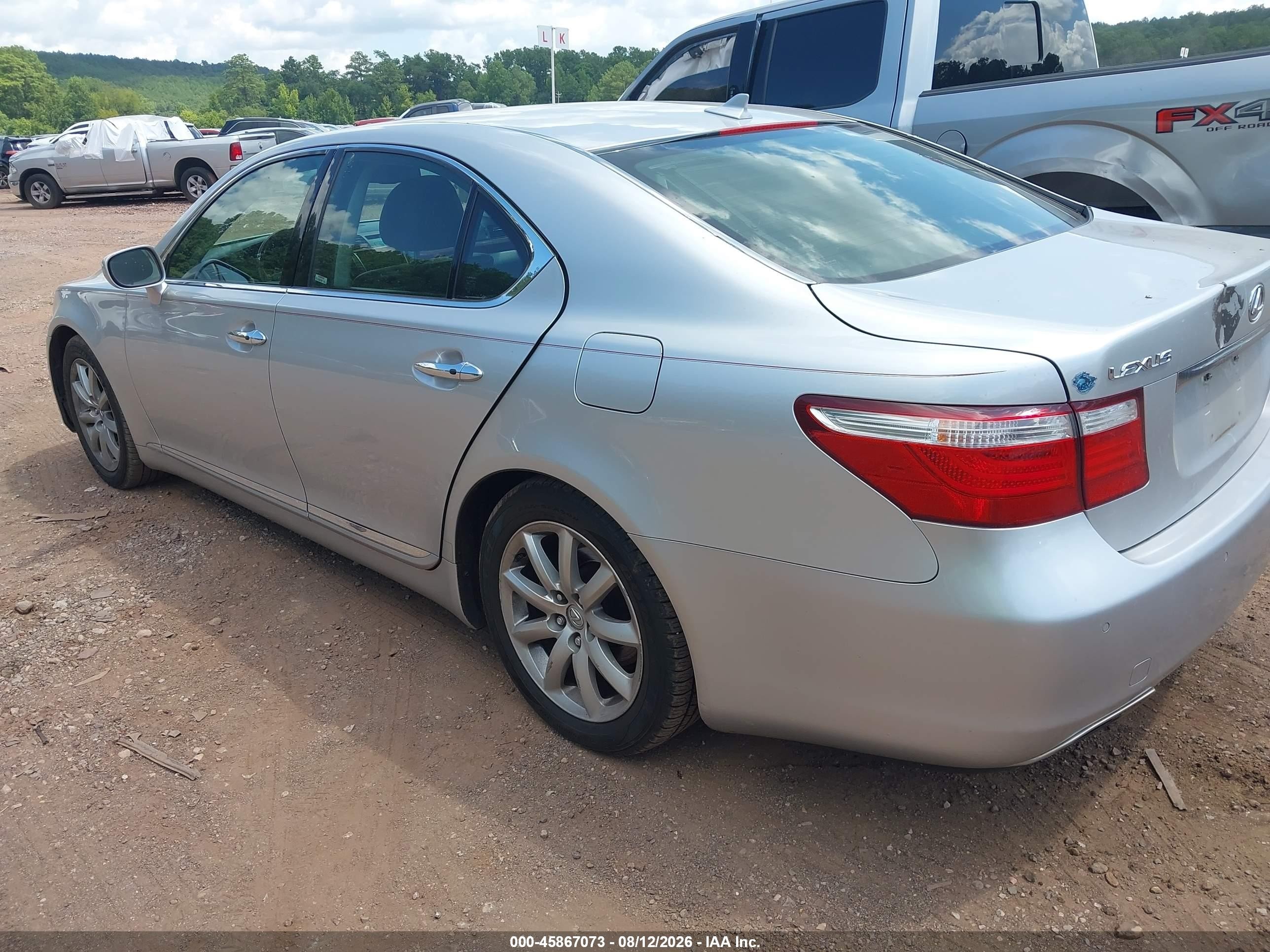 2007 Lexus Ls 460   Серый vin: JTHBL46F475030164