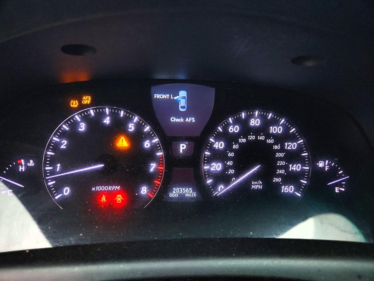 2007 Lexus Ls 460 Blue vin: JTHBL46F475030228