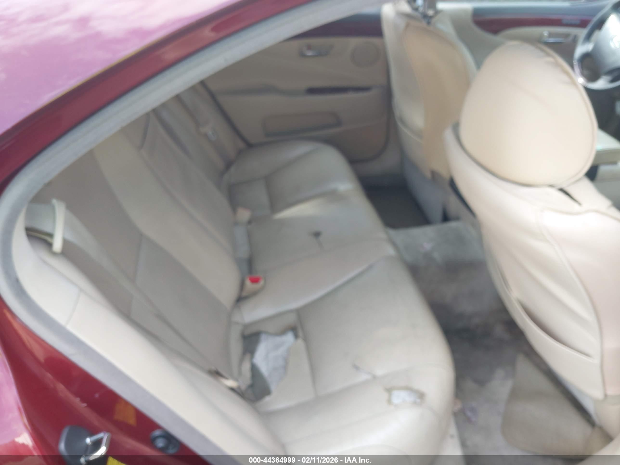 2007 Lexus Ls 460 Бордовый vin: JTHBL46F475049040