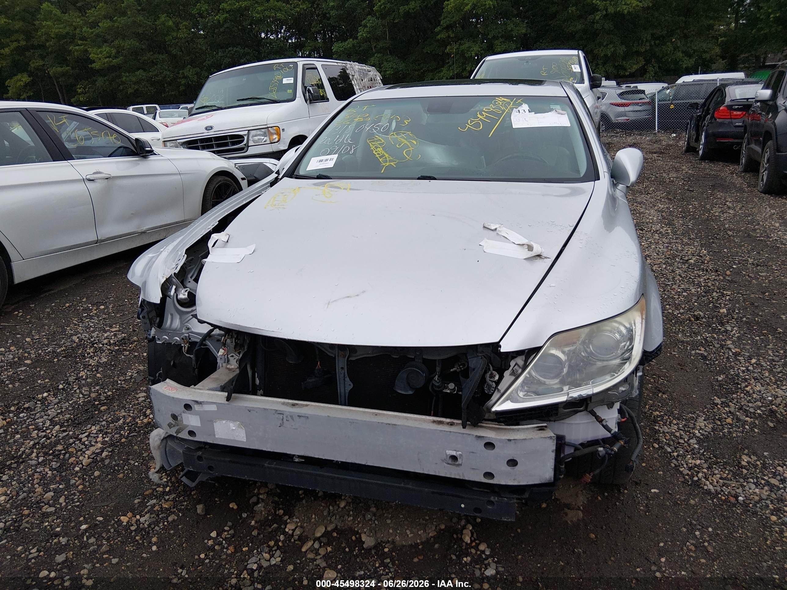 2008 Lexus Ls 460   Gray vin: JTHBL46F485053672