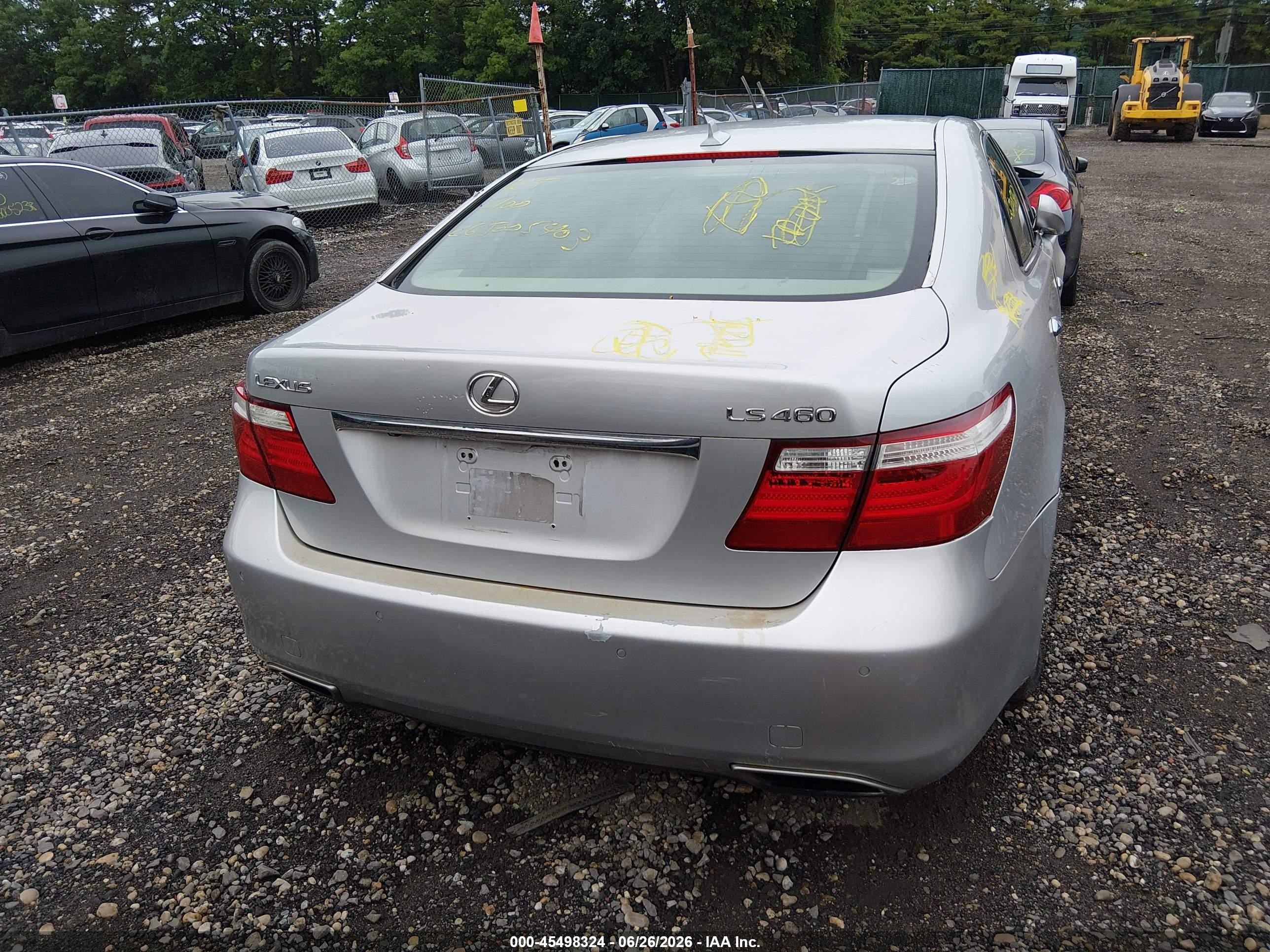 2008 Lexus Ls 460   Gray vin: JTHBL46F485053672