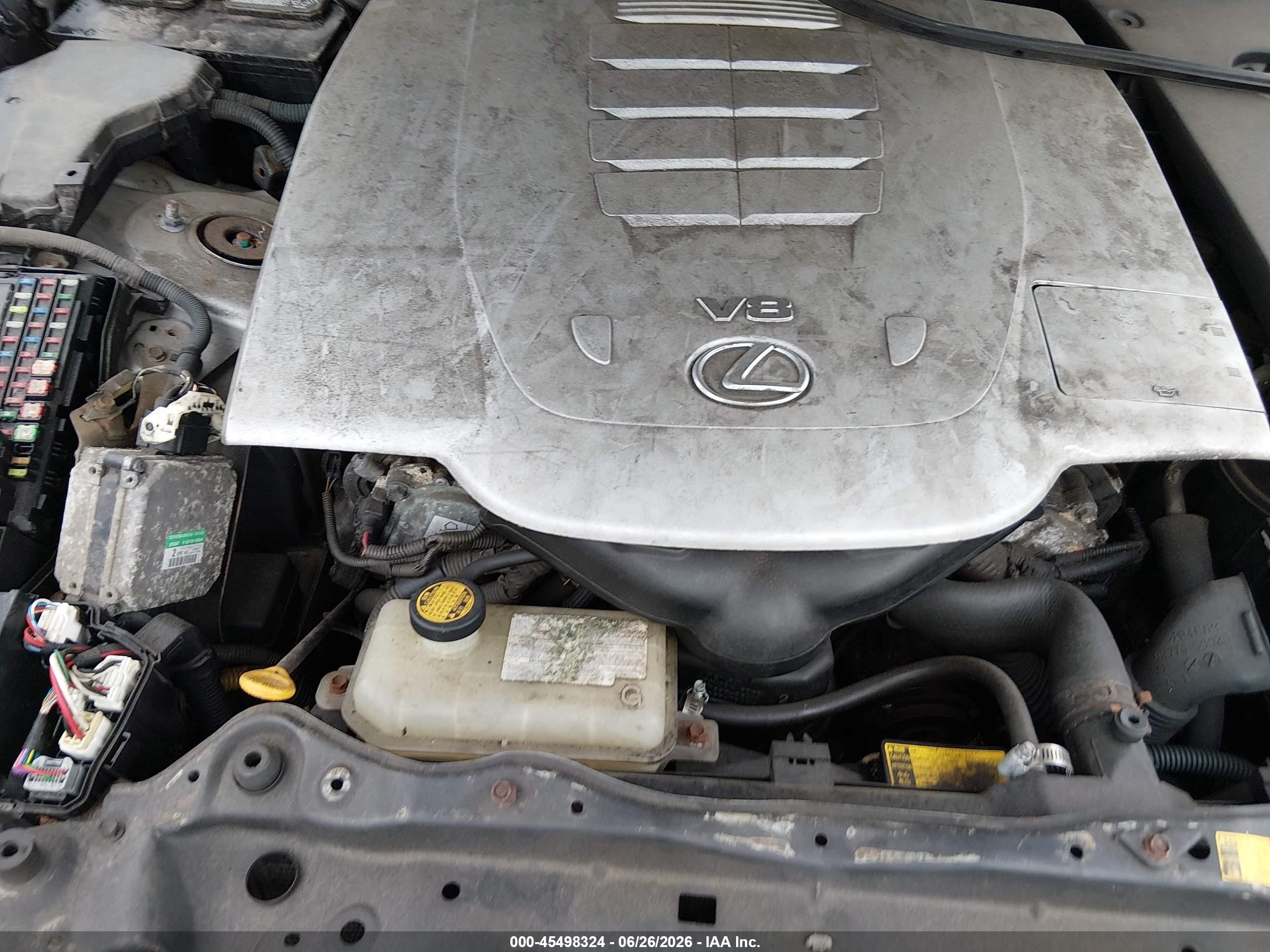2008 Lexus Ls 460   Gray vin: JTHBL46F485053672