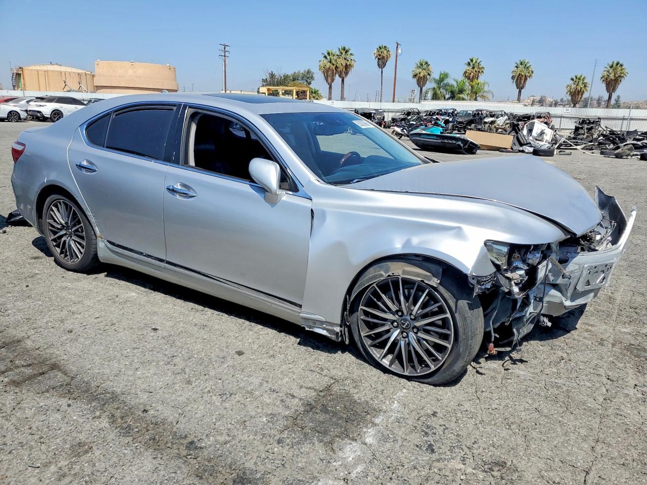 2008 Lexus Ls 460 Серебряный vin: JTHBL46F485060914
