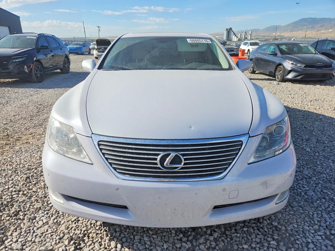 2008 Lexus Ls 460 White vin: JTHBL46F485061822