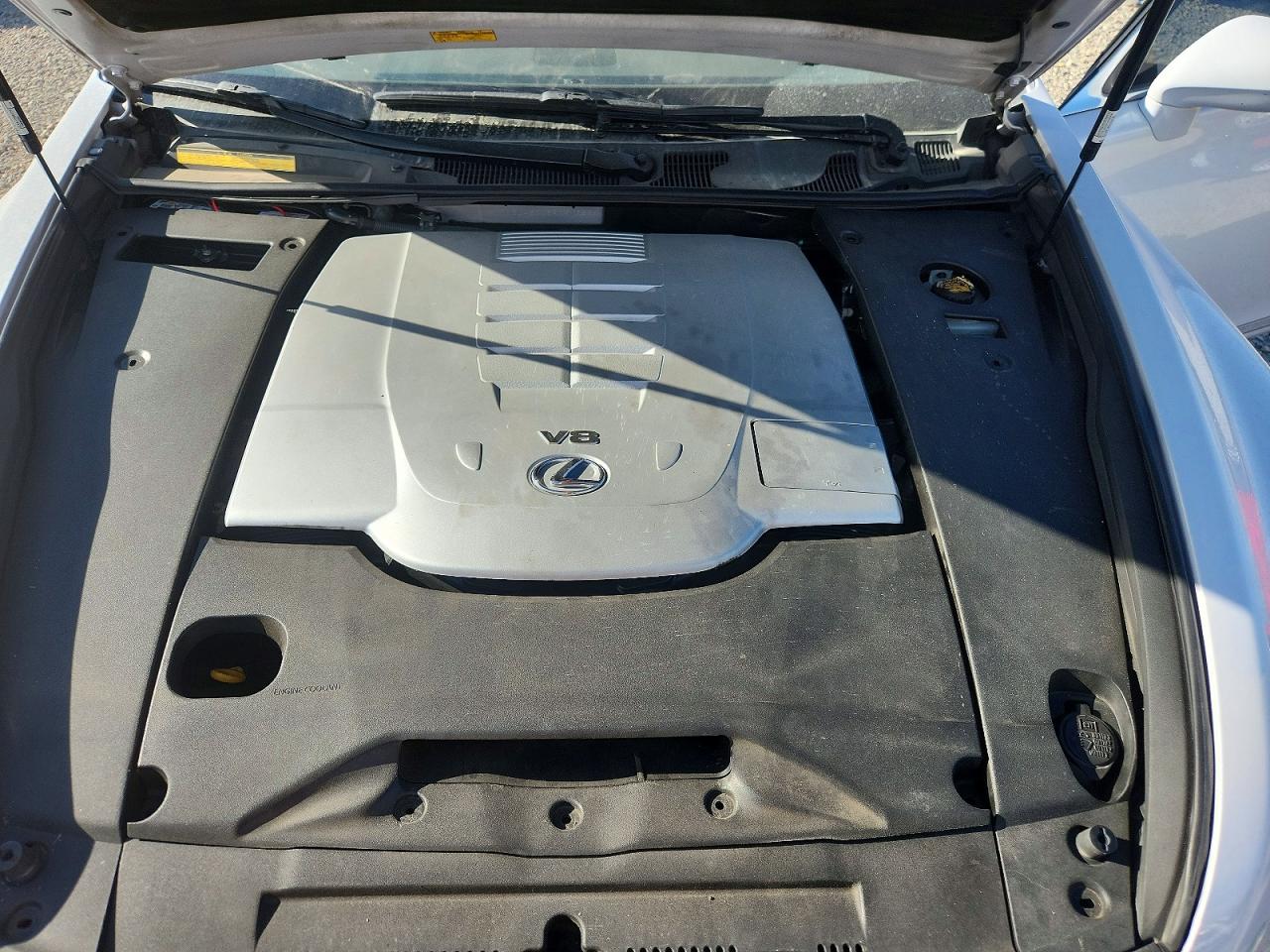 2008 Lexus Ls 460 White vin: JTHBL46F485061822