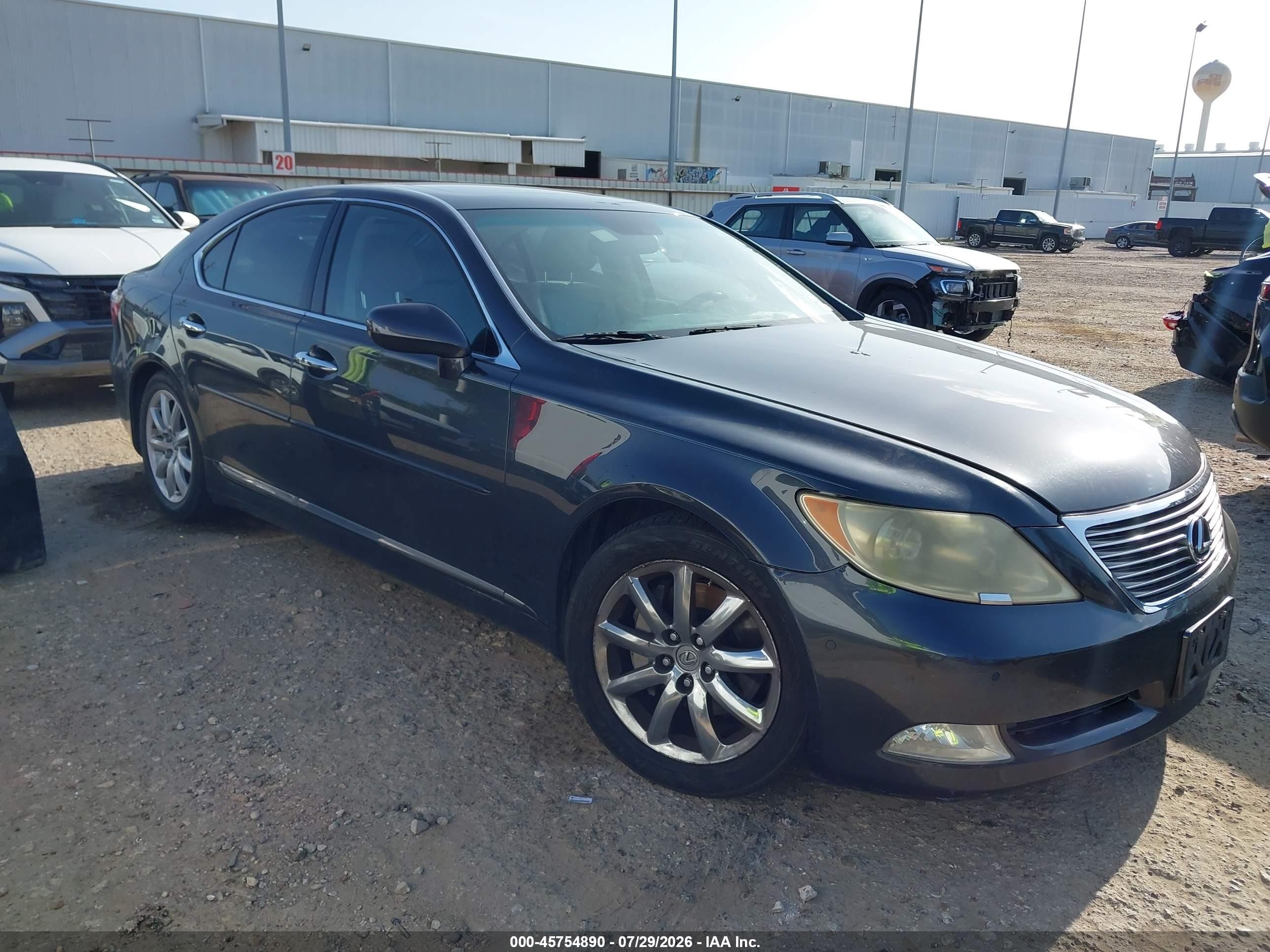 2008 Lexus Ls 460   Gray vin: JTHBL46F485063831