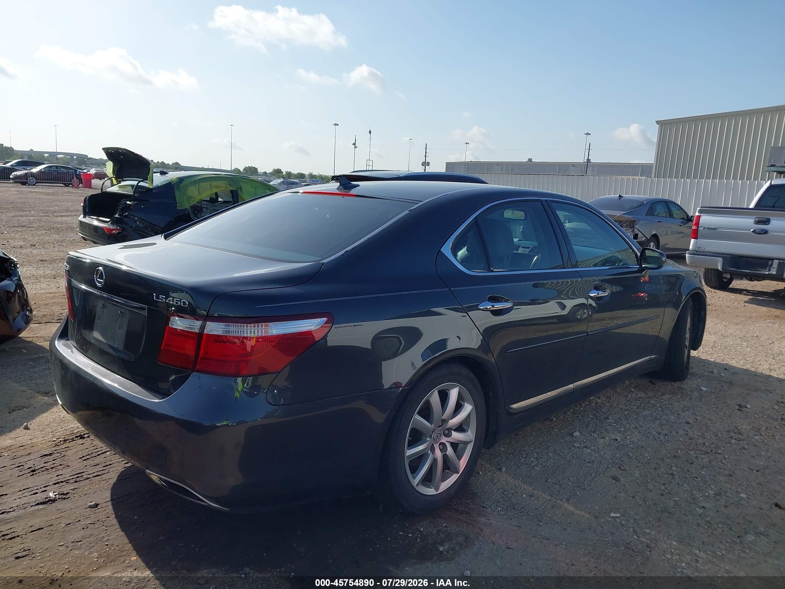 2008 Lexus Ls 460   Gray vin: JTHBL46F485063831