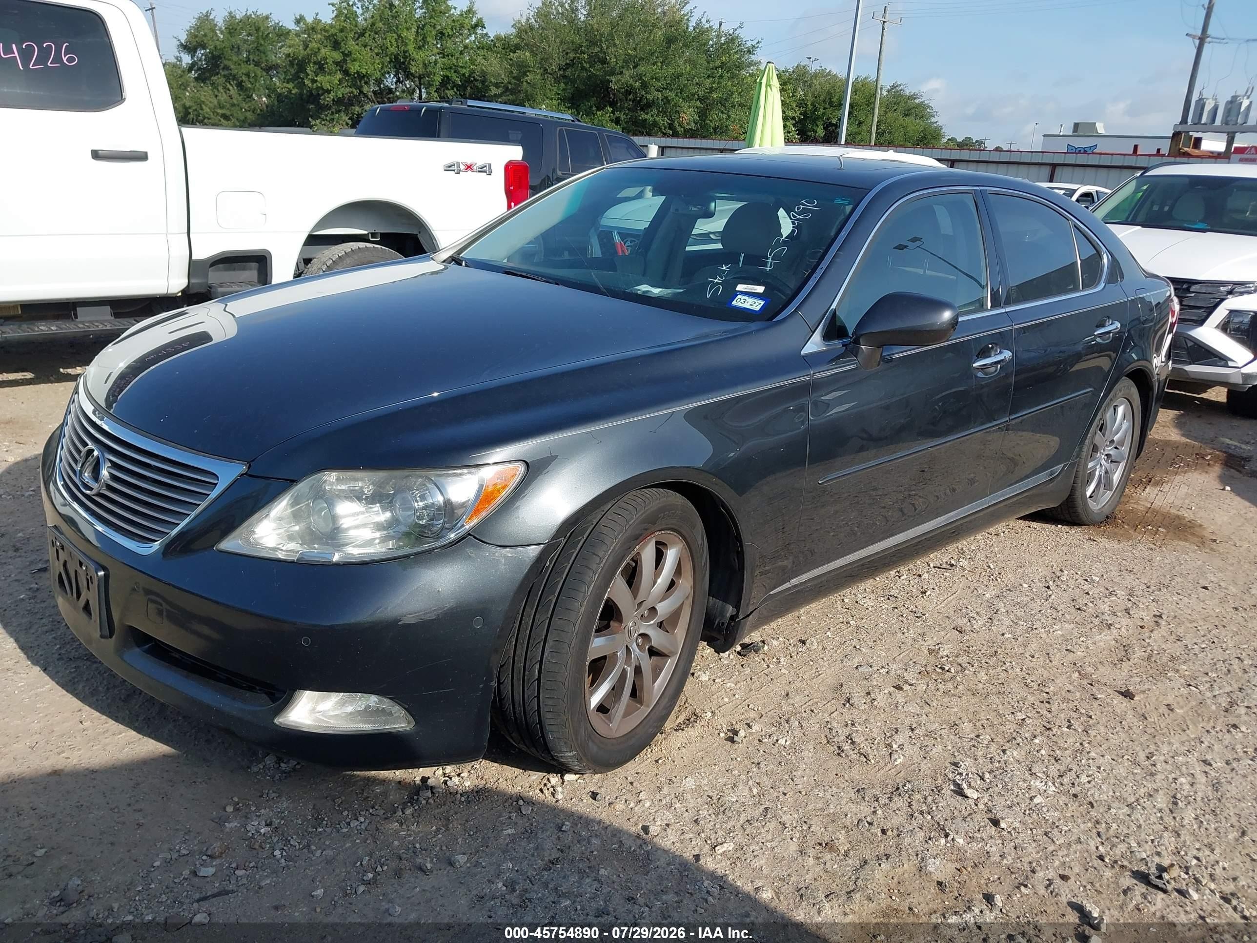 2008 Lexus Ls 460   Gray vin: JTHBL46F485063831