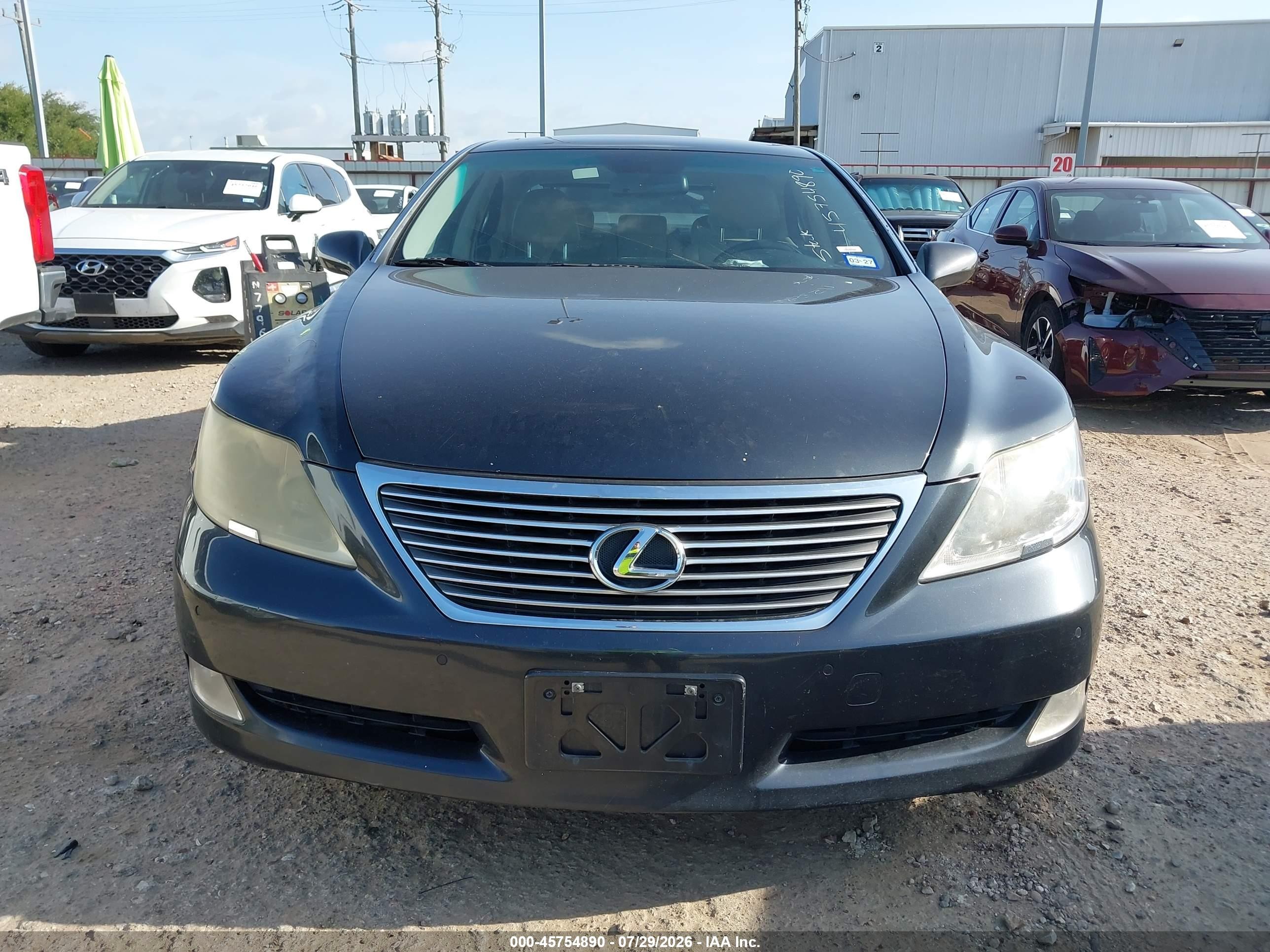 2008 Lexus Ls 460   Gray vin: JTHBL46F485063831